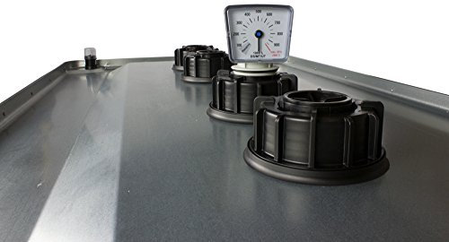 Roth Kunststofftechnik - 400 Liter Fassungsvermögen für Hydrauliköl Fuel Oil Hoftankstelle Dieseltanksystem ohne Dieselpumpe