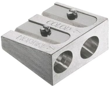Faber-Castell Miscellaneous Twin Metal Sharpener, Artists, Art, Craft, Drawing, Sketching, Home, School, University, Colouring