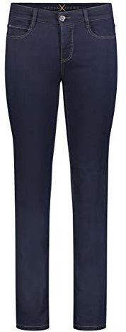 MAC Damen Straight Leg Jeanshose Dream, Blau (Dark D801), W42/L32
