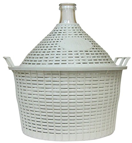 B15 Glass Balloon Wine Balloon in Basket 15 L