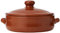 Amazing Cookware SB133 Natural Terracotta Deep Dish with Lid (Diameter 15cm, Depth 5cm) , Brown