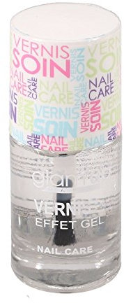 Glam'Up Paris - Vernis Soins des Ongles - Longue Tenue - Application Facile - Texture Gélifiée - Séchage Rapide - Tous Type d'Ongles - N°301 - Effet Gel