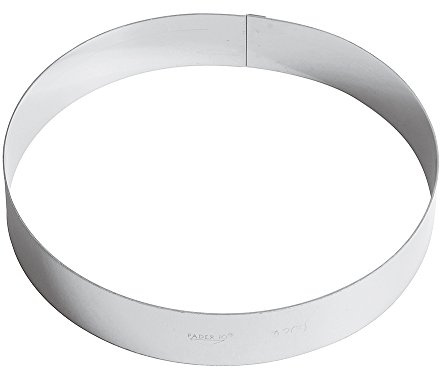 Paderno 47530-20 Anello per Torte Cm 20, Acciaio Inox