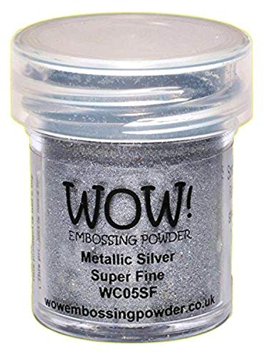 WOW! Embossing Powder Prägepuder, 15 ml, Silber
