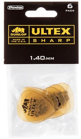 Jim Dunlop 433P1.40 Ultex Sharp Player Pack (Pack of 6)