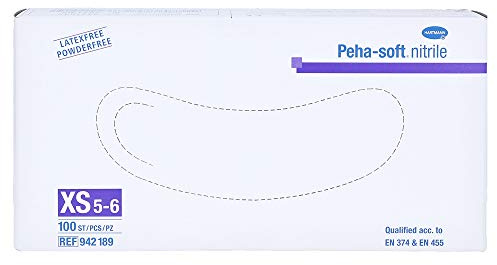 Peha-Soft Nitrile Unt.Handsch.Unste.Puderfrei XS
