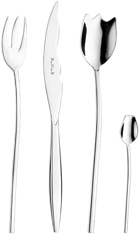 Pinti Inox Pinti - Posate Tulipani EXTRA 24 pezzi