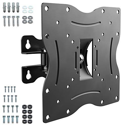 RICOO Support TV Mural Plat R12 Orientable Inclinable Universel 13-32 Pouces (33-81 cm) Fix ation Murale Écran incurvé VESA 200 x 200