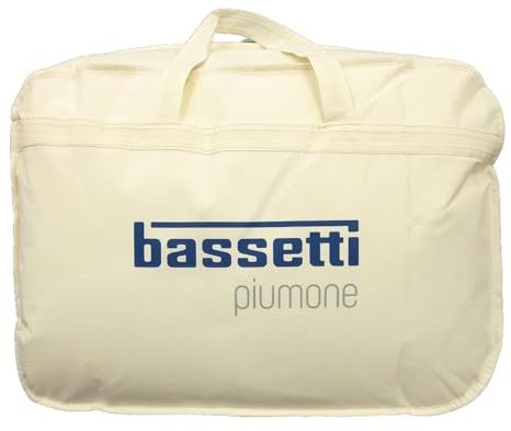 PIUMINO INVERNALE + PRIMAVERILE *+** BASSETTI IL PIUMONE IN FIBRA 4 STAGIONI LETTO SINGOLO UNA PIAZZA CM 155 x 200