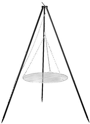 Farm Nobel de Cook Barbecue pivotant trépied avec grille en acier inoxydable en 4 tailles Ø 70 cm