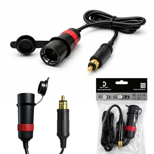 Cliff Top Hella DIN 12V/24V Cigarette Lighter Adapter Compatible with BMW