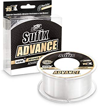 Sufix Advance Monofilament Angelschnur 150 Meter, transparent, 0.23MM-150MT-5KG