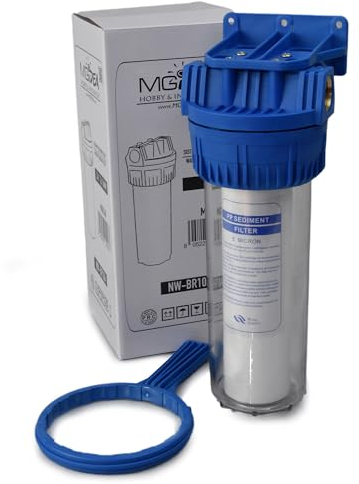 Filtro de agua Kit cartucho NW-BR10A Filtración sedimentos y carbón activo (3/4 - 26,16 mm)
