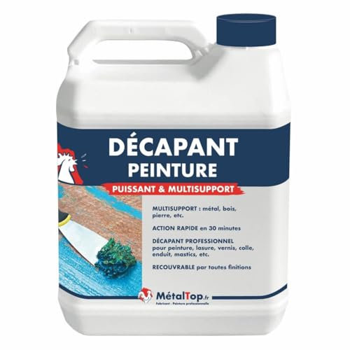Metaltop - Decapant Peinture - IIncolore - RAL Incolore - Pot 5 L