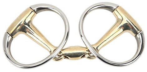 Pferdetrense, Edelstahl-Trense, 135 Mm Pferdemaul-Gebiss, Allzweck-Trensengebiss für Pferde, Trensengebiss, Pferdegebiss-Schnalle für Pferdefarm-Training Im Freien