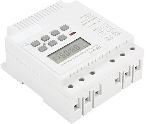 TM-163 Digitale Wochentimer Steckdose 3-Phasen Zeitschaltuhr mit Wochenprogrammierung für 380V Dreiphasenstrom