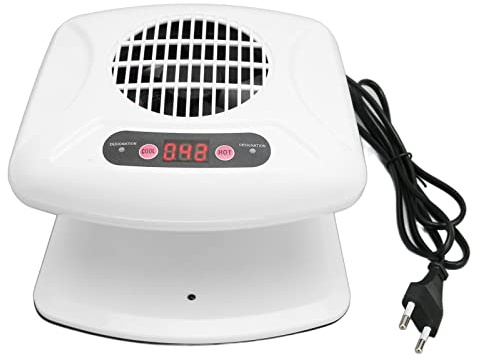 Air Nail Dryer, Nageltrockner mit Sensor, Hot und Cold Air Nageltrockner zum Trocknen von Nagellack, Automatischer Sensor Nagellack Trocknen Fan für Salon (EU-Stecker 220V)