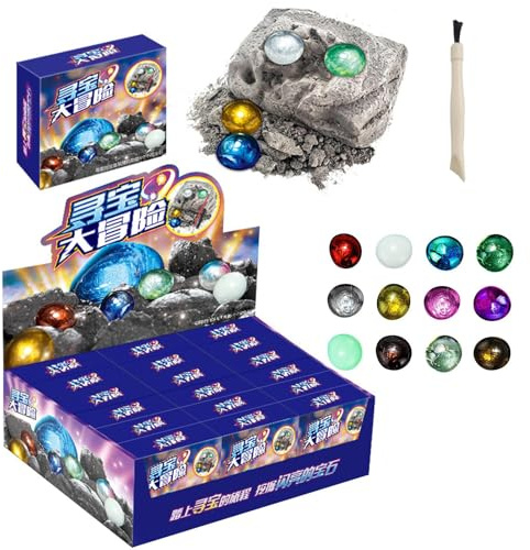 - Set di scavi, scavo di scoperta | Crystal Mining Kit favorisce concentrazione, resistenza e pensiero di sé e l'interazione genitore-figlio per regali di Natale