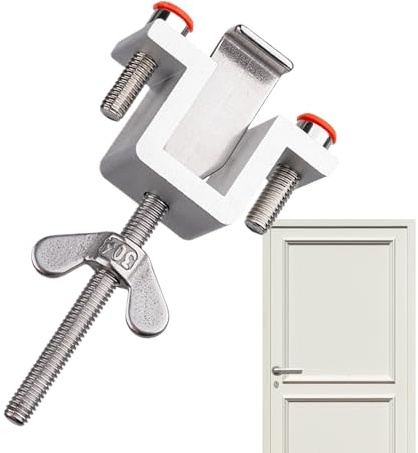 Cerradura de puerta de hotel - 9,7 x 2,2 cm cerradura de seguridad portátil, dispositivo de entrada de garaje | Fuerte protección antirrobo, con configuración rápida, instrumento de seguridad de alto