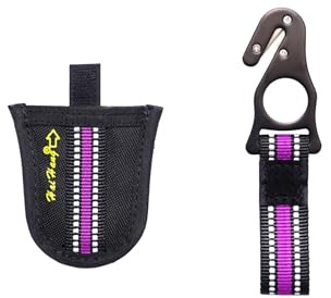 haihong Kitesurfing Diving Sailboards Hook Safety Knife with Pocket SK18 [Purple]