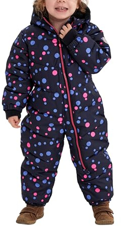 Killtec unisex - barn Karter Mini Skidover/vinteroverall med huva, 10 000 mm vattenpelare