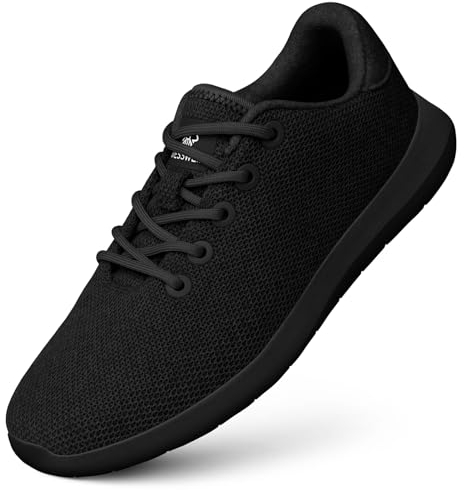 GIESSWEIN Merino Wool Knit Men - Atmungsaktive Herren Sneakers aus Merino Wool 3D Stretch, Sportlicher Freizeitschuh