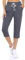 KOJOOIN Damen Sporthosen 3/4 Jogginghose Baumwolle Freizeithose Loose Fit Trainingshose mit Taschen und Kordelzug, für Jogging Laufen Fitness Hohe Taile Sweathose A-Dunkelgrau XL