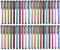 Stylet Stylo 40 pièces Universelle Tactile Capacitif Stylos pour Dispositifs d'Écrans Tactiles Universels, Compatible avec Iphone, Ipad, Tablette