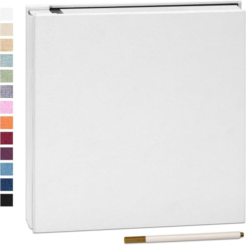 Yopih Photo Album Self Adhesive Book 60 Pages 28x27cm White