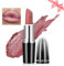 Likesing 1 Pièces Rouge a Levre Pailleté Longue Tenue Rouge a Levre Nude Rose Rouges à Lèvres Sans Transfert Brillant à Lèvres Rouge Lip Gloss Lipstick Kit Coffret Cadeau Femme Maquillage (01, 1)