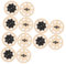 Gadpiparty 3 Ensembles Roues en Bois Roue De Voiture De Course Jouets Moteur Mini-Moteur Kit Mini Moteur Playmobile Roue Accessoire Fournitures De Voiture Pneu 4 Pièces * 3