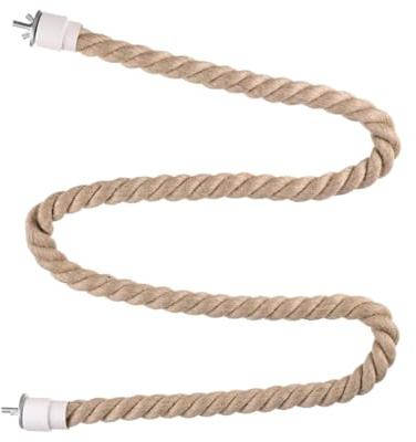 Barre de corde pour cage à oiseaux, perche à oiseaux, accessoires de corde d'escalade, accessoires pour cage à oiseaux, nœud debout pour l'escalade