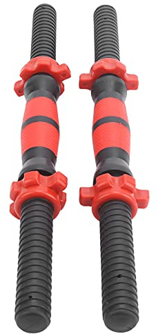 Xixian Barre per Manubri da 40cm, Maniglie per Manubrio con Impugnatura in Gomma, Antiscivolo, Materiale PP, per Allenamenti da Palestra a Casa