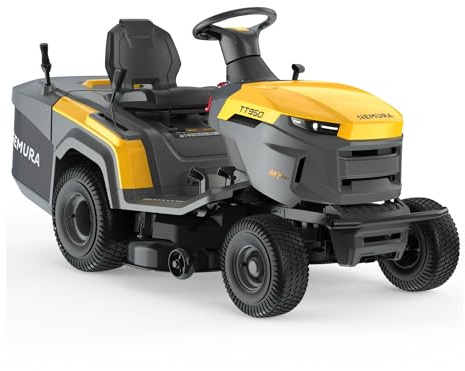 Nemura Tracteur Tondeuse Autoportée 547cc - Coupe 95 cm - Transmission Hydrostatique - Éjection Arrière - Jardin Grande Surface Jusqu’à 15 000 m² - Confort et Performance - Marque Française