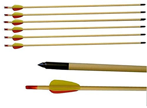 Hobby, Sport + Freizeit Holz Pfeile 28 Zoll für Compound/Recurve Bogen Bogensport Mengewahl 6/12/18 Stück (18 Stück)