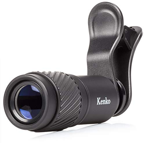 Kenko Real Pro Clip Telephoto 7x Lens Converter for Mobile Device - Black