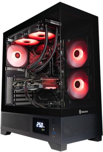 BREUNOR V1 ODIN - Pc Gaming Ryzen 7 7800X3D 8 Core fino a 5.00 GHz, RTX 5070 12GB, RAM 32GB DDr5 6000MHz, SSD NVMe 1000GB, Dissipatore liquido 360mm, Windows 11 Pro, Pc da gaming