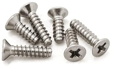 Viti Acciaio Inossidabile Acciaio ACCETTATO ACCESSORE Testa Phillips Phillips Viti autofilettanti M3 * 5/6/8/10/12 (Color : 100pcs, Dimensione : 8mm)