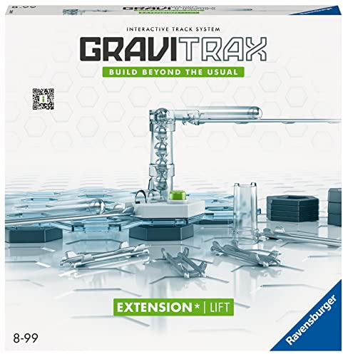 Ravensburger - Gravitrax Lift | Circuito Canicas Con 28 Piezas | Rompecabezas Niños Con Canicas | Juegos Para Niños De 8 Años | Juegos Mesa Compatibles Con Todos Los Gravitrax