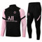 Paris - Tuta da Calcio, Abbigliamento Sportivo A Maniche Lunghe Per Uomo Soccer Club, Tuta Corsa Calcio, Allenamento Sportivo Traspirante Fitness Pantaloni Tuta Jogging,Pink-L
