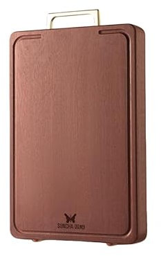 Hushållsskärbräda Slitstark ebenholts fyrkantig skärbräda praktisk diskbänk massivträ skärbräda Skärbräda knivbräda sticky board skärbräda, DZ33401/10(40cm*28cm*3cm)