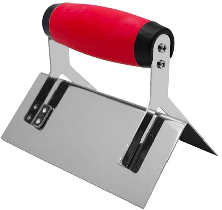 WYPROCEED Concrete Tool, 6” x 2.5” Drywall Outside Conner Trowel Kit, Stainless Steel Drywall External Corner Knife Plastering Bricklaying Finishing Kit