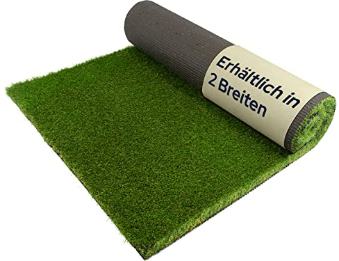 Primaflor Kunstrasen - ROSEMARY, 2,00m x 4,00m, Verschiedene Größen, 40 mm Hoch, UV-Beständiger, Wasserdurchlässiger, Rasenteppich, Outdoor Bodenbelag, Kunstgras für Garten, Terrasse und Balkon