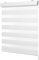 Ventanara® Doppelrollo Weiss mit Kassette Weiss Matt Duorollo Rollo Rolljalousie viele Größen (100 x 160 cm, Weiss/Kassette Weiss Matt)