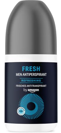 by Amazon, Deodorante roll-on Fresh antitraspirante da uomo, 1 x 75 ml