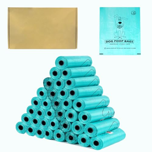 Sacchetti Cane Cacca 38 Rotoli(570 unità) Sacchetti Cane Biodegradabili Extra Spesso Sacchetti per Cani Resistenti