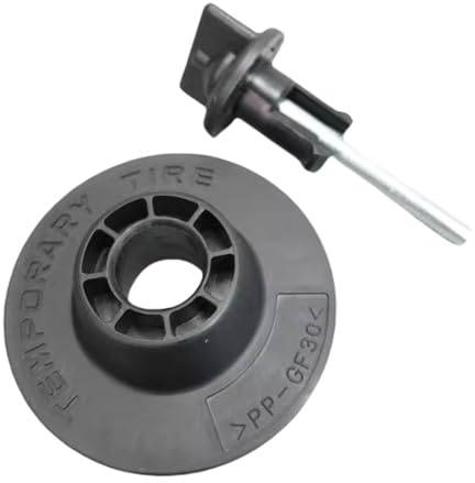 Milageto Adaptador de Perno para Rueda de Repuesto, Tornillo Negro 74651-s2x-003 Accesorios para sedán de 4 Puertas Supplies Professional