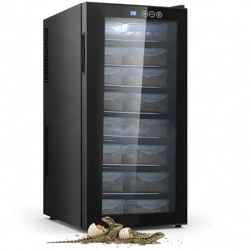 Reptile Egg Incubator, 78L Digital Lab Incubator, Cooling and Heating 10−40°C Precise Temperature Control, Reptile Scientific Lab Machine for Turtle Lizard Gecko Snake Reptiles Hatching (78L)