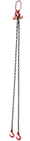 Elektriska lyft G80 Kedjehängare, 2 M, Strand, Stoppkedjor, 8 Mm, Kran, Höghållfast, 2T Lasttransport, 200 X 15 9 Cm kedjehiss