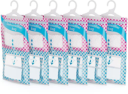 Hangerworld, bustine deumidificanti da appendere per guardaroba, aiutano a fermare l'umidità e la condensa, 6